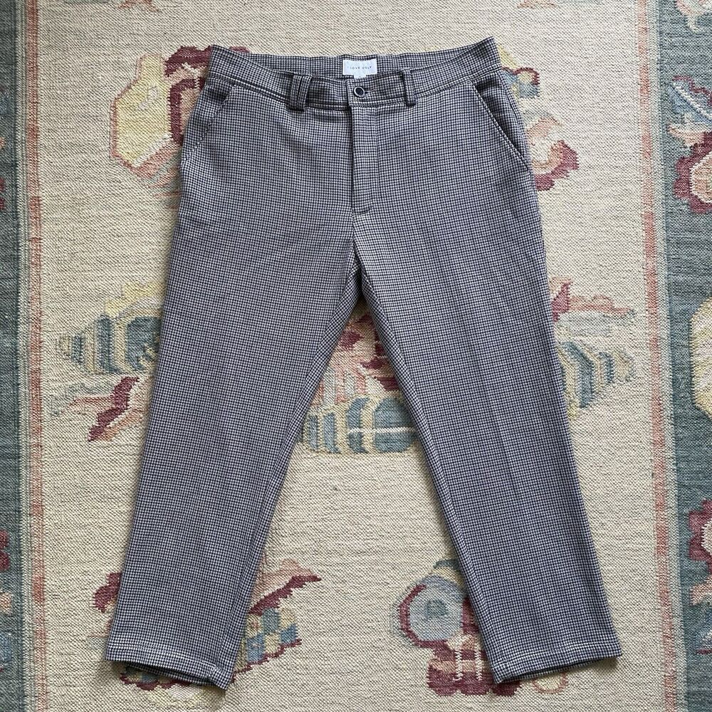 I Love Ugly Slim Kobe Pant XL Plaid Regular Rise Cropped Leg Straight Fit